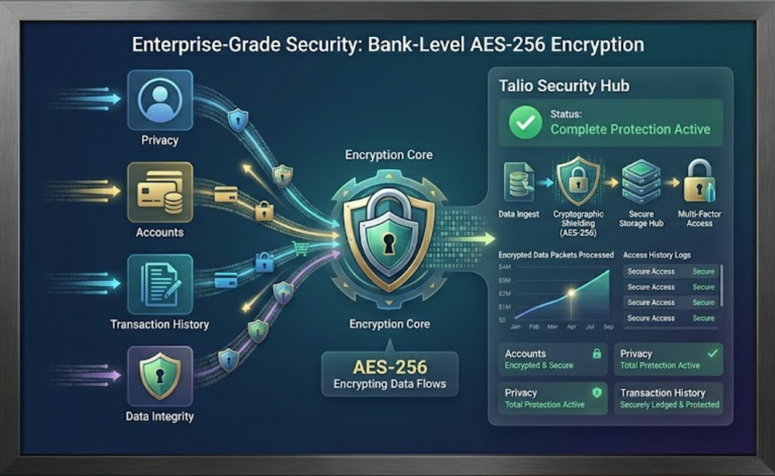 Talio security parameters interface